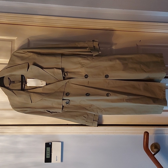 Trench coat, Olive, Zara S/M - Picture 1 of 13